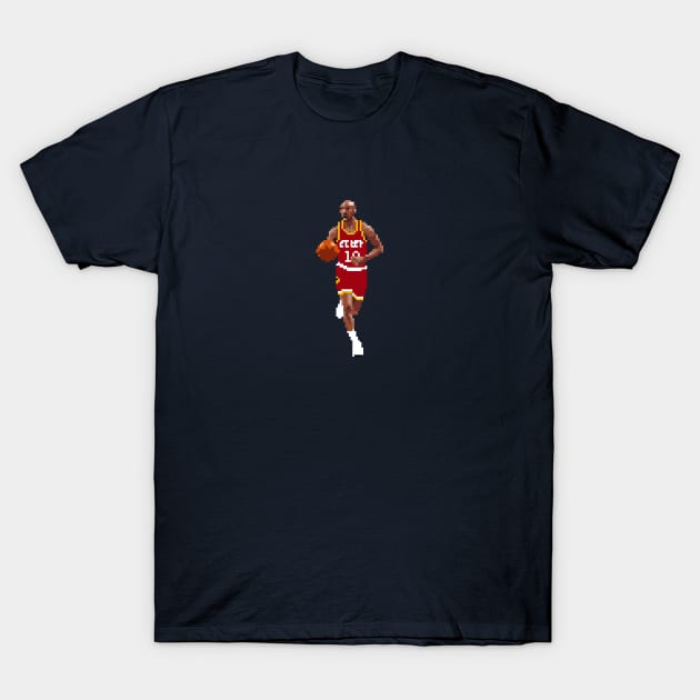 Sam Cassell Pixel Dribble T-Shirt by qiangdade